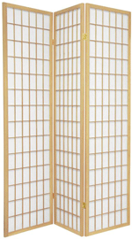 Window Pane Shoji Screen 6 ft Tall